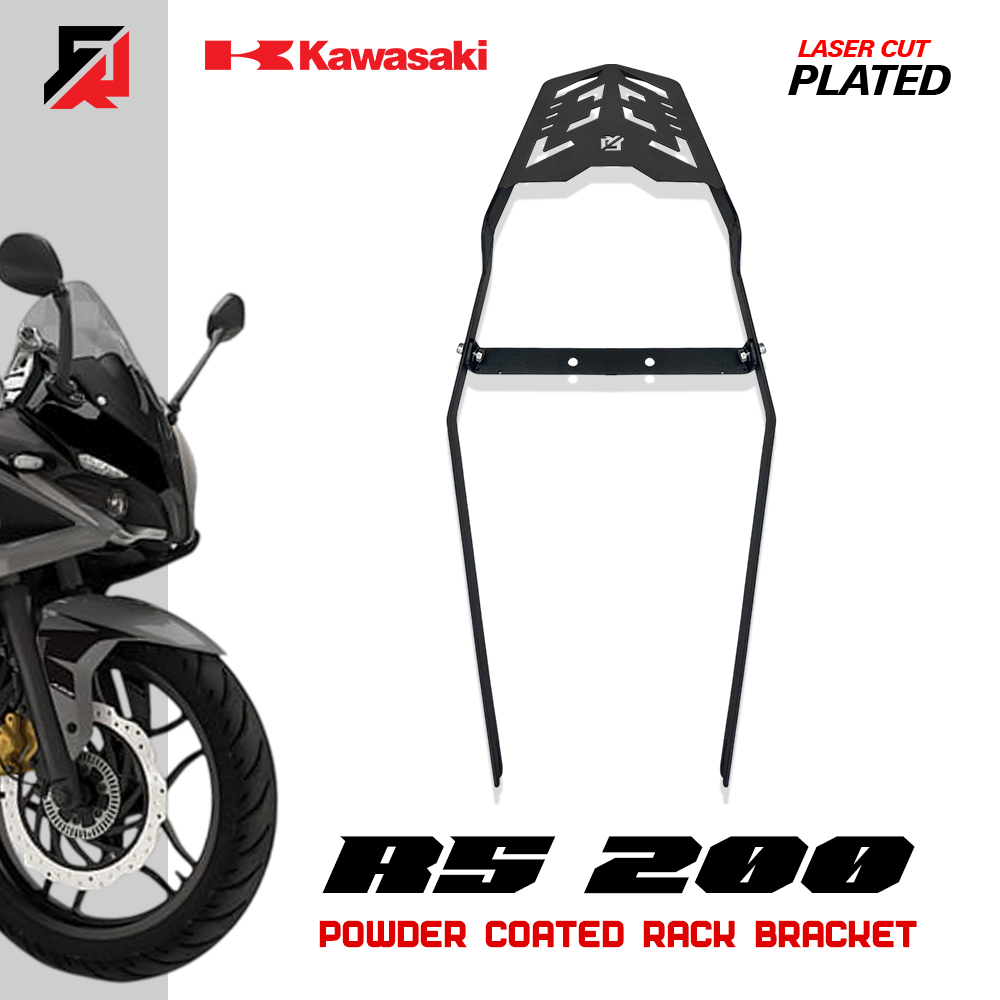 KAWASAKI ROUSER RS 200 TOP BOX BRACKETS / LASER CUT/ HEAVY DUTY ...