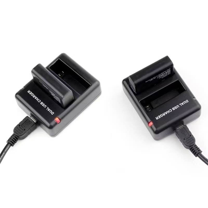 Dual Battery Charger For GoPro Hero 4 Silver/Black Case 1160mAh Battery ...