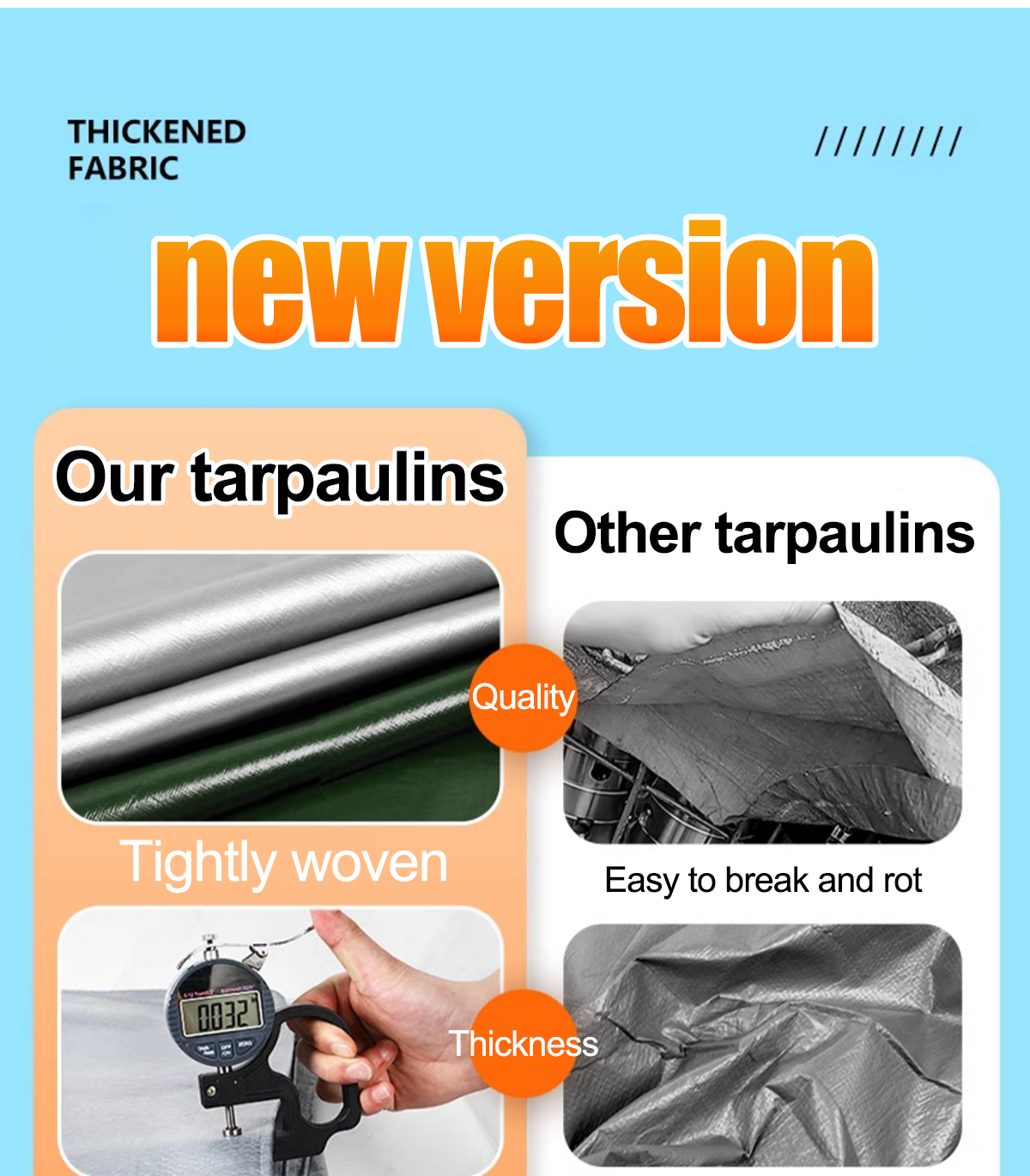 (FREE Rope)2024 German Military Tarpaulin waterproof makapal WATERPROOF ...