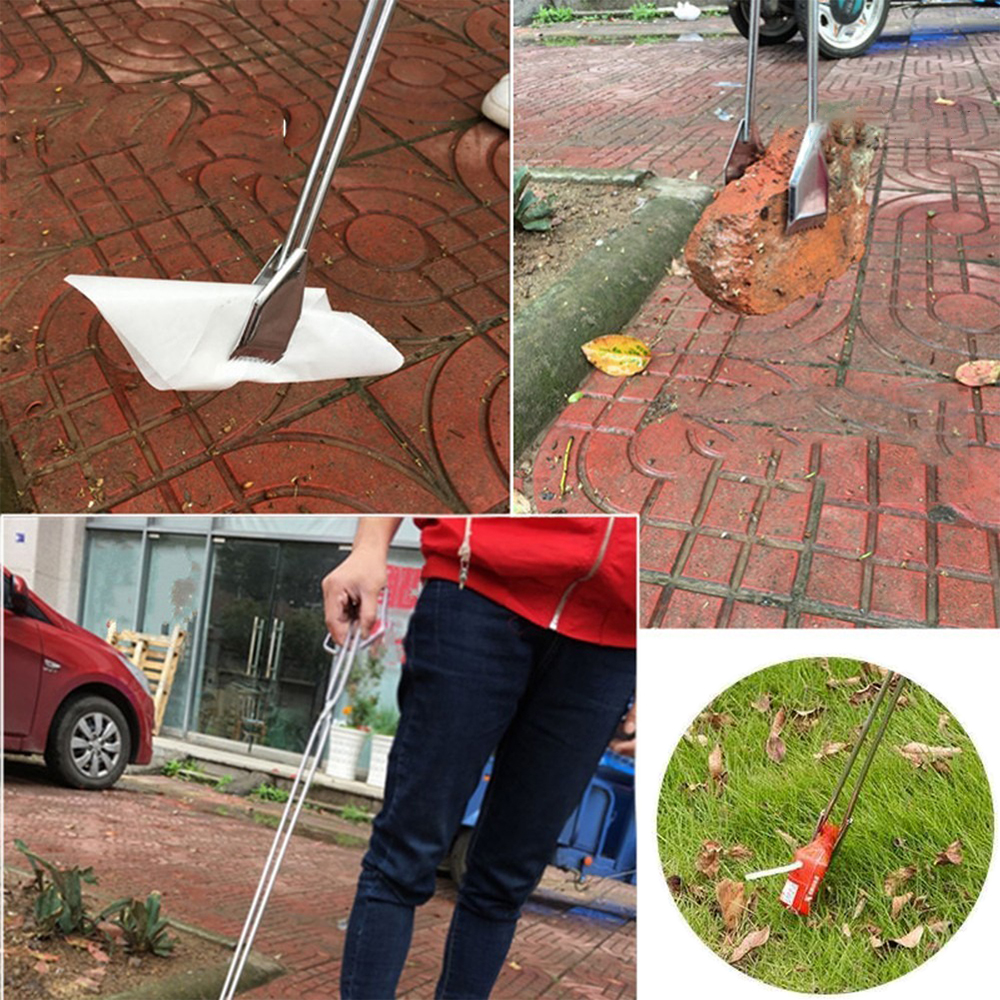 32-78CM Metal Trash Garbage Picker Heavy Duty Trash Picker Stick ...
