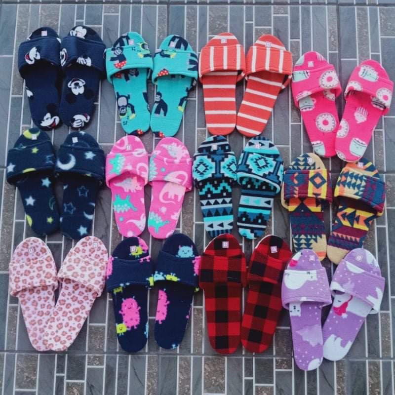 Trendy Slippers Pambahay Strap Style Tsinelas (Choose Design) | Shopee ...