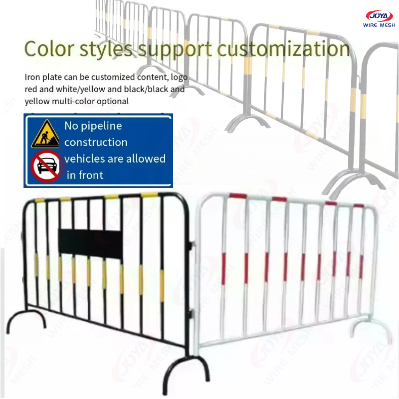 Temporary Fence Galvanized iron wire mesh panel Crowd control barrierI ...