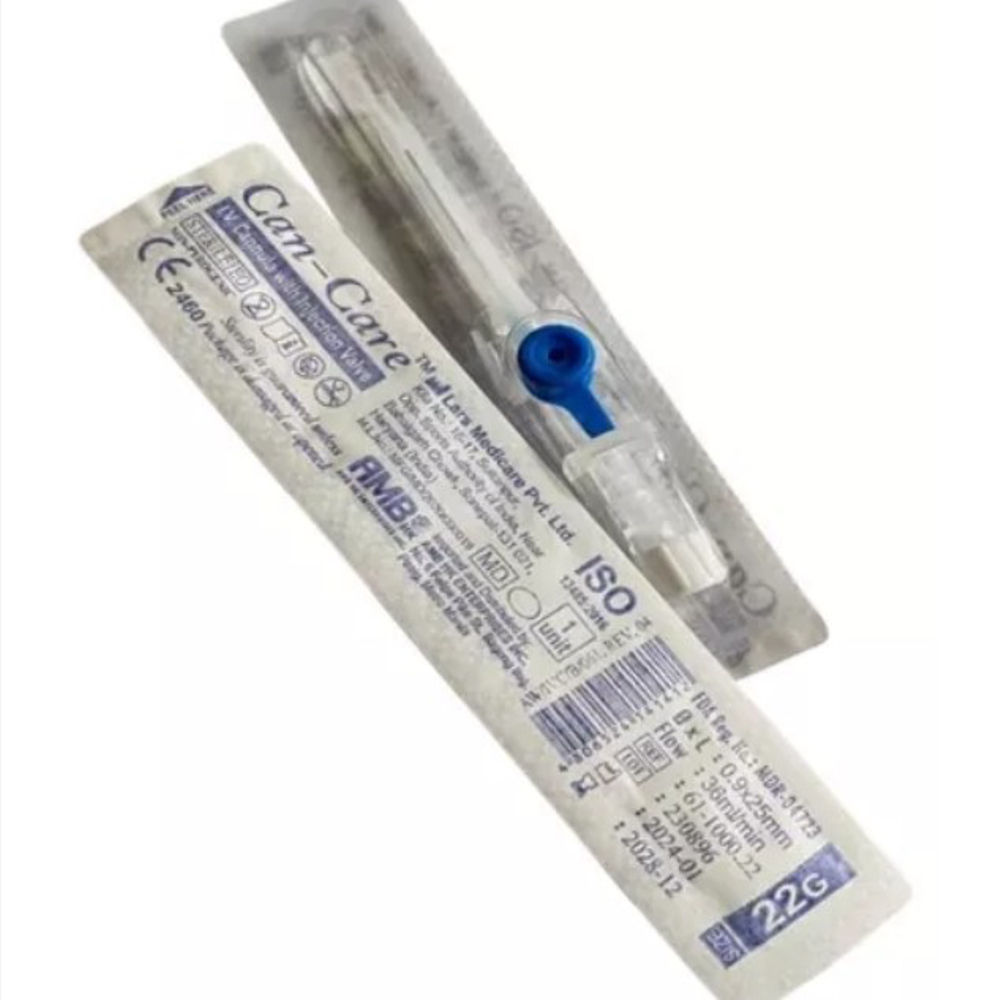 Can-Care IV Cannula with Injection Valve (1 PIECE) | Shopee Philippines
