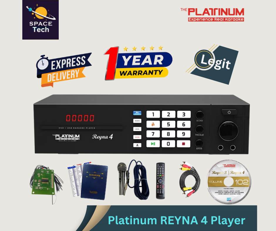 The Platinum Reyna 4 Karaoke Player With 21,000 songs VOL 106 CD with ...