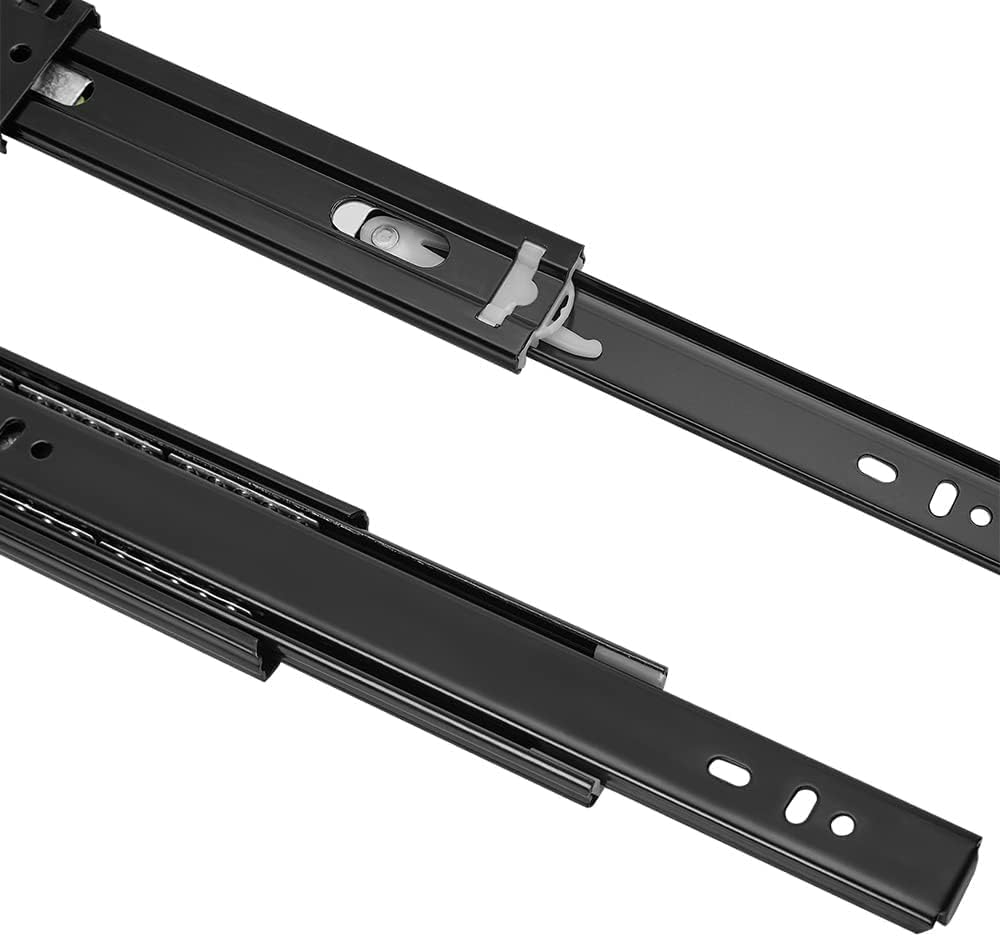 Drawer Guide Soft Close Heavy Duty Hydraulic Full Extension 3Fold Push ...