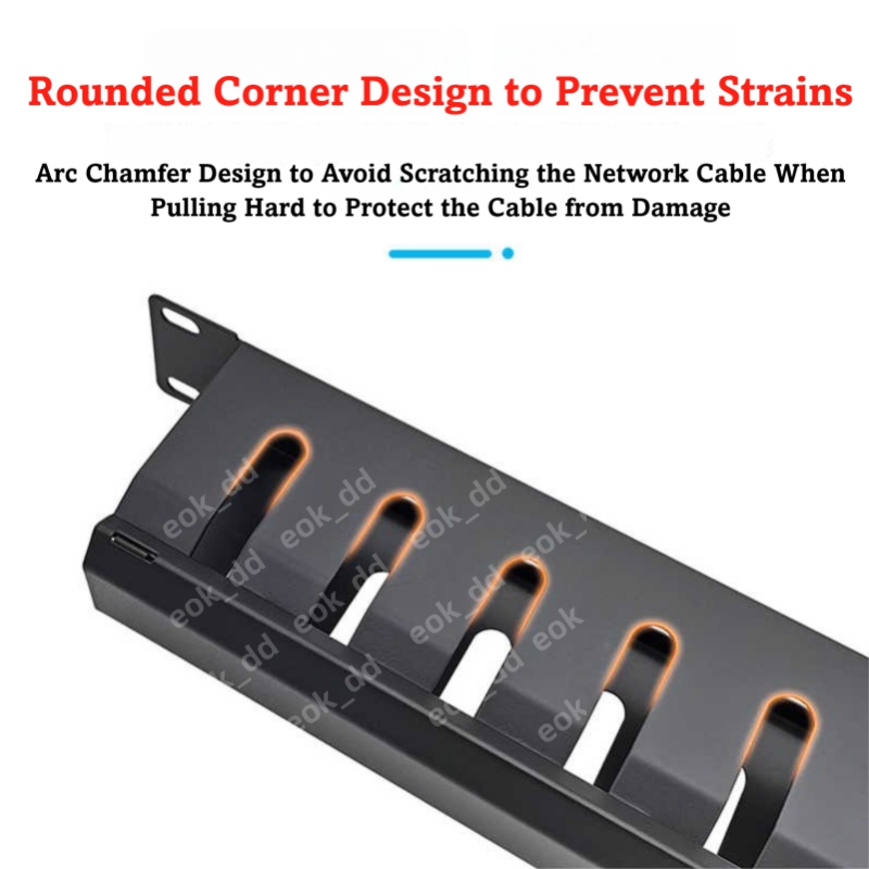 Thickened 48 port cable management rack 19 inch network cabinet ...