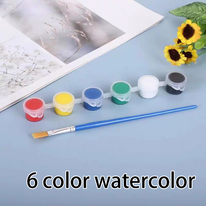 Water Colour Brush 6pc Assorted Set main image 1