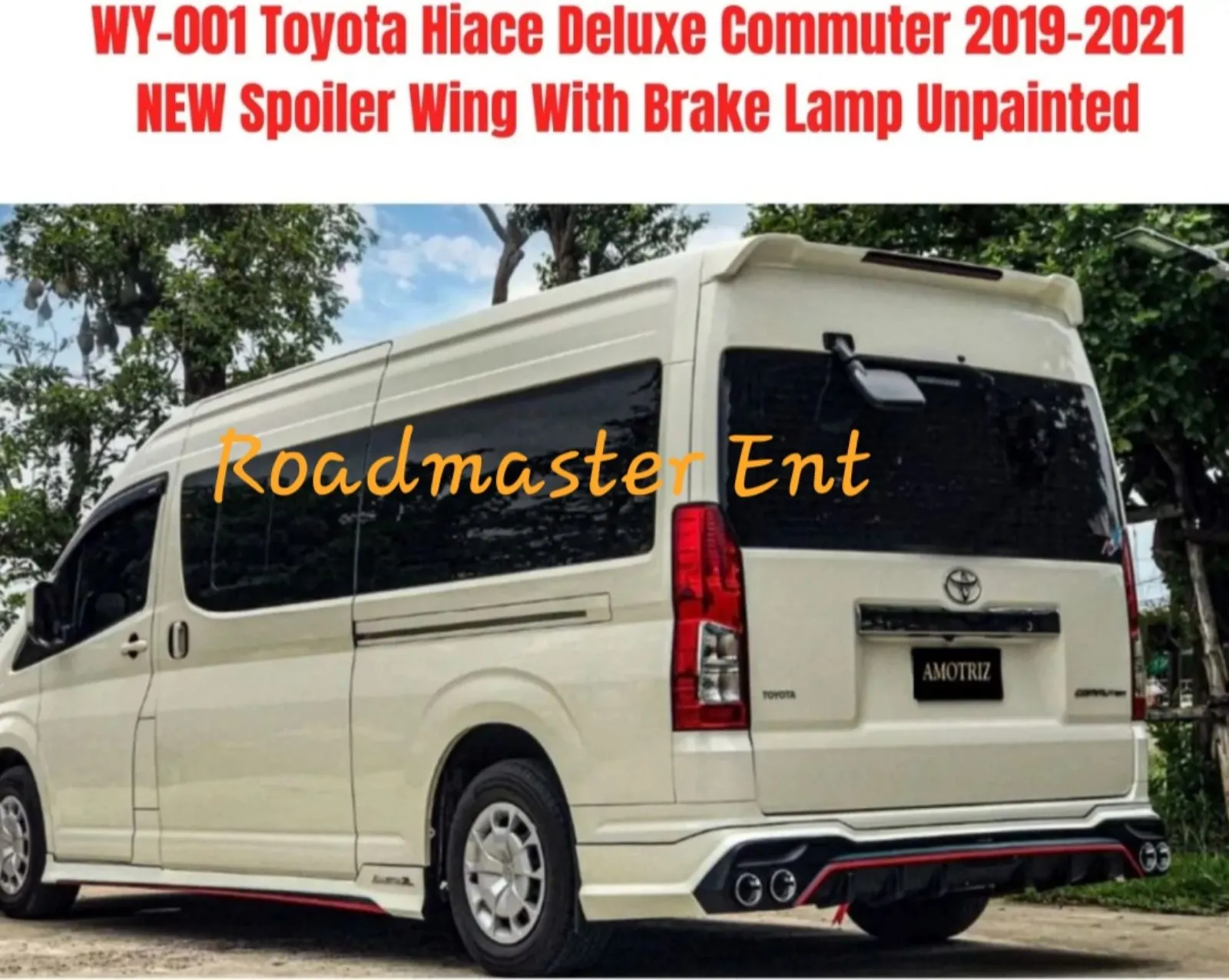 Toyota Hiace Commuter Deluxe/ Hiace GL/ Hiace super grandia Rear Roof ...