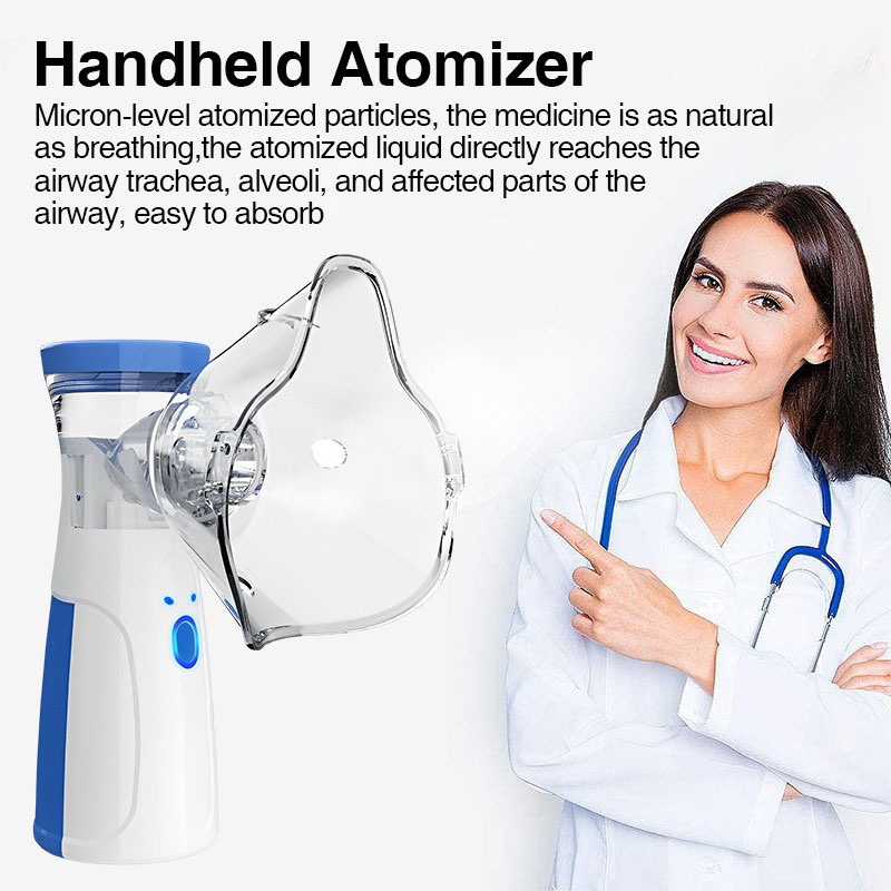 COD Portable Nebulizer Inhaler Ultrasonic Spray Nebulizer Machine For ...