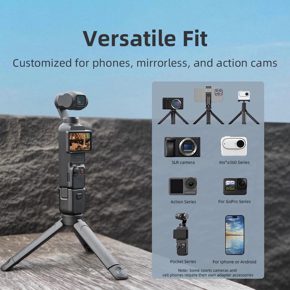 Mini Extendable Desktop Tripod Stand for GOPRO Sports Camera Phone With ...