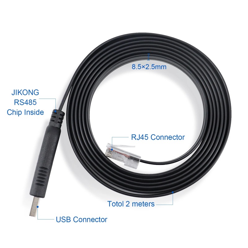 USB to RJ45 Console Debugging Cable for Industrial Control Devices ...