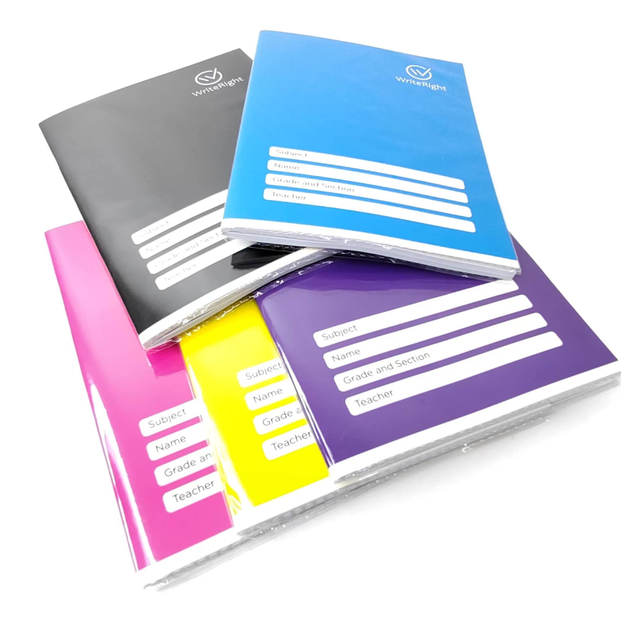 (10pcs)Assorted Color Writing and Composition Notebook With Cover And ...