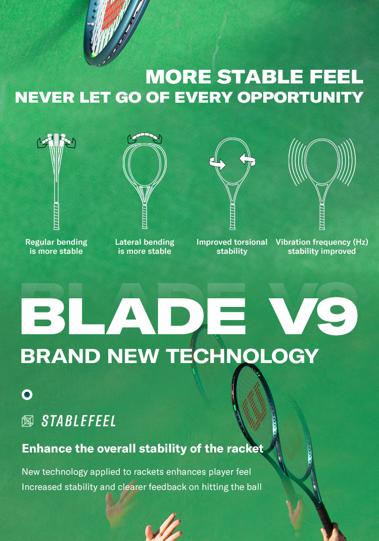 Aryna Sabalenka | Wilson BLADE V9 100L Tennis Racket (Unstrung) PRO ...