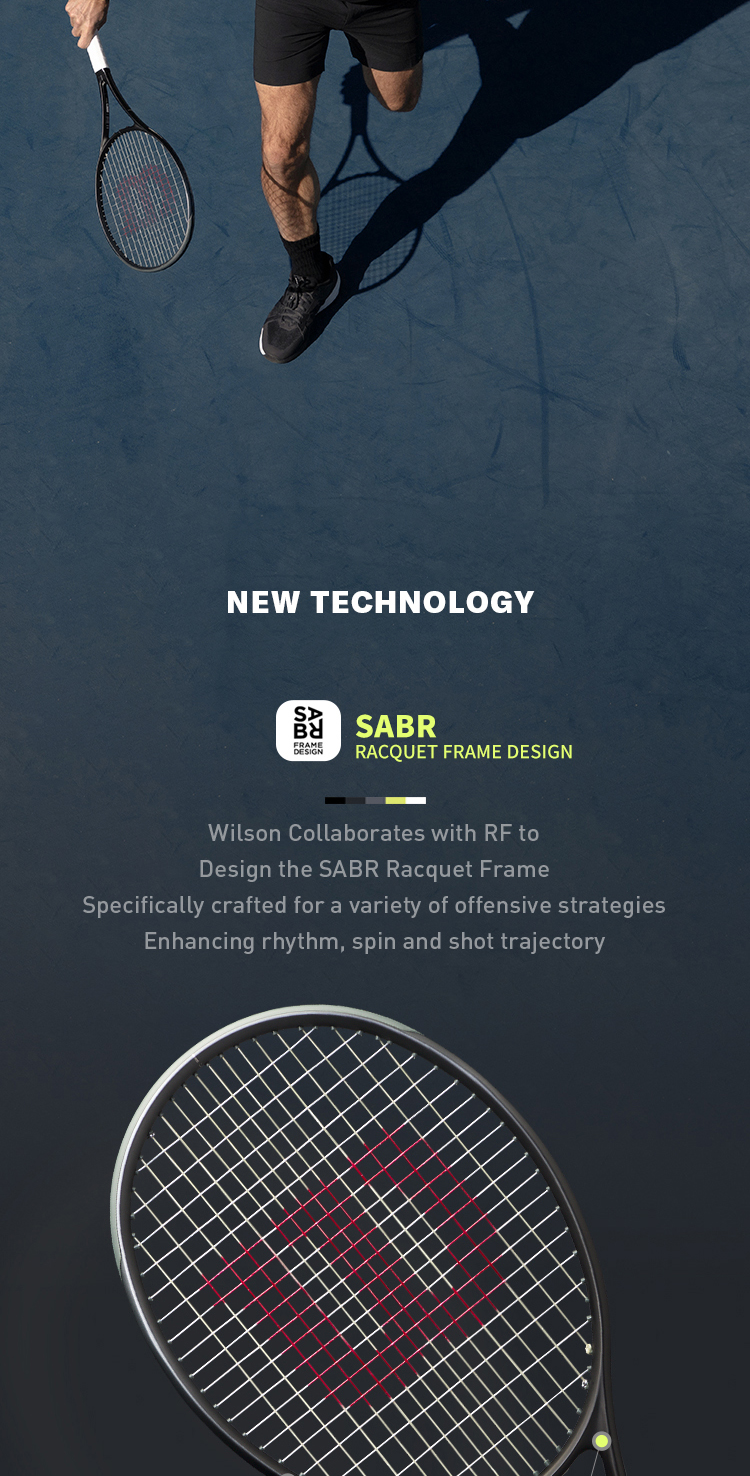 WILSON Roger Federer 01 FUTURE Lite Professional Tennis Racket | Shopee ...