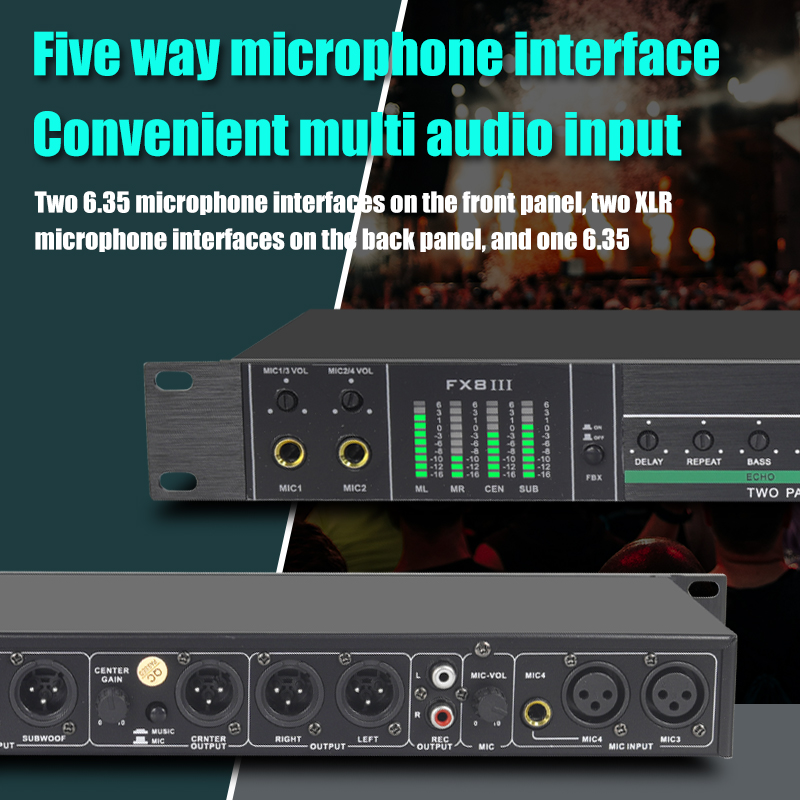 mic vocal reverb effects processor,karaoke digital audio processor ...