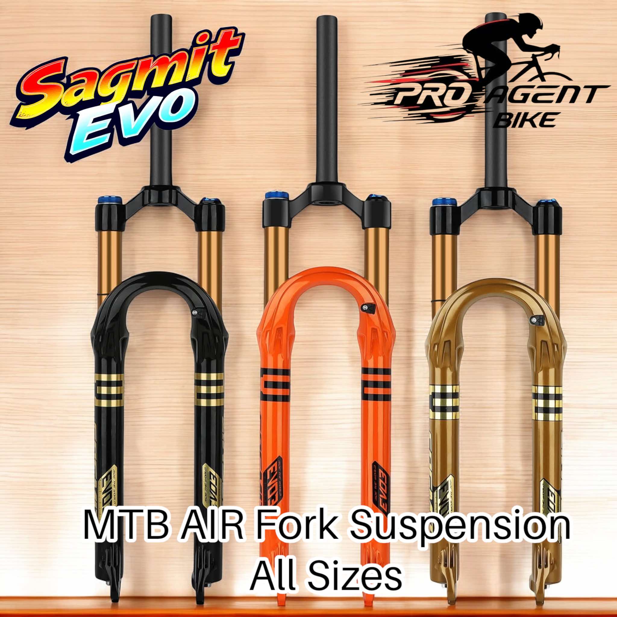 PRO AGENT X 2025 SAGMIT EVO FORK SUSPENSION AIR SHOCK 32MM
