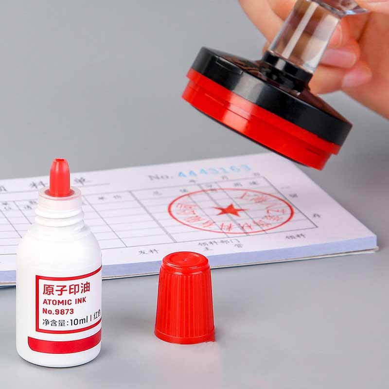 10ml Red Seal Refill Solution Financial Special Atomic Ink Quick Drying ...