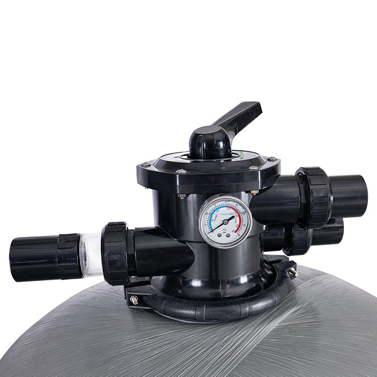 EMAUX Pool Sand Filter V450 V525 V700 Sand Filter with 6-way Top Valve ...