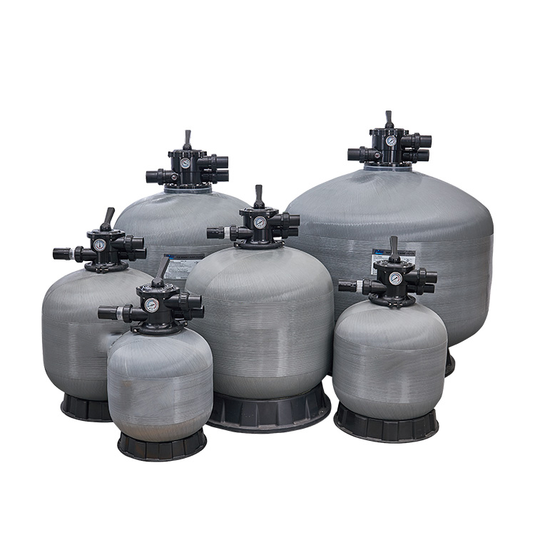 EMAUX Pool Sand Filter V450 V525 V700 Sand Filter with 6-way Top Valve ...
