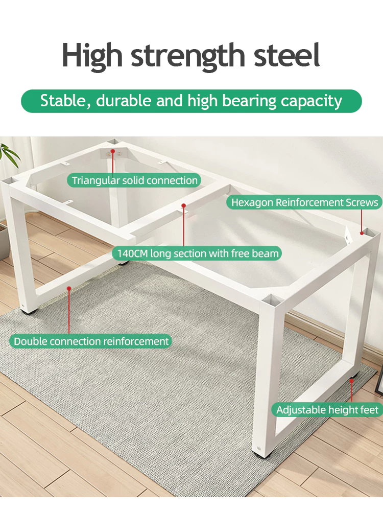 Computer Table Bedroom Work Table Study Writing Desk Gaming Table Long ...