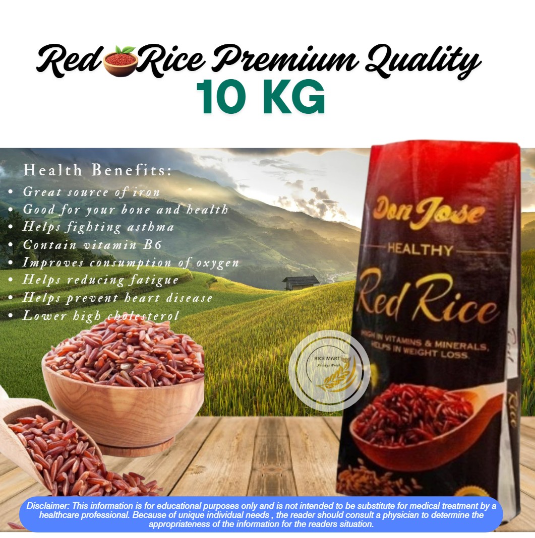 Don Jose Red Rice 10 kg I Healthier Choice | Shopee Philippines