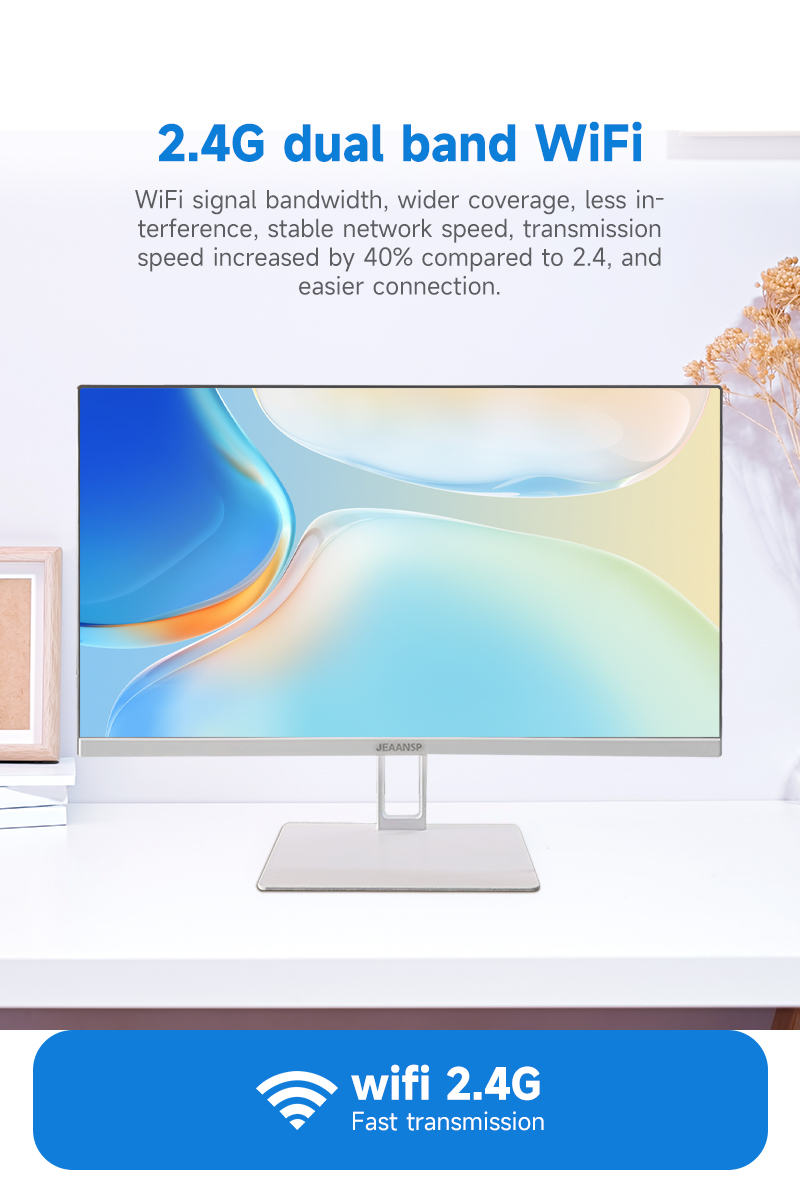 JEAANSP All in One Desktops Computer 22-24 Inch Intel i3/i5/i7 CPU 8G ...
