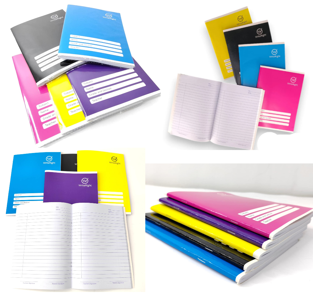 1Bundle(10pcs) Composition Notebook 10 Color Available With And Without ...