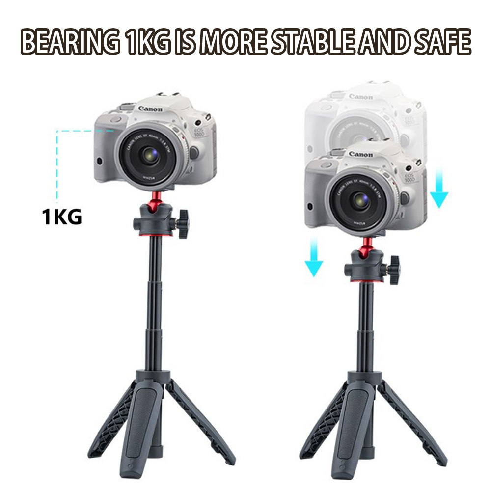 Desktop extension tripod portable mini extendable phone camera selfie ...