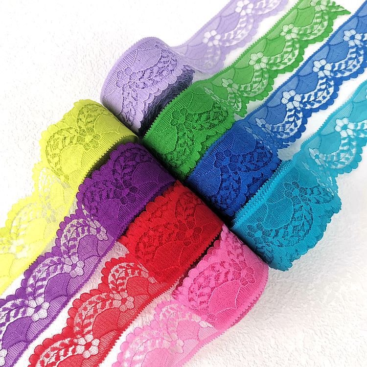 (5yards/roll) 40mm Lace Trimming Ribbon, 18 Colors Lace Fabric Webbing ...
