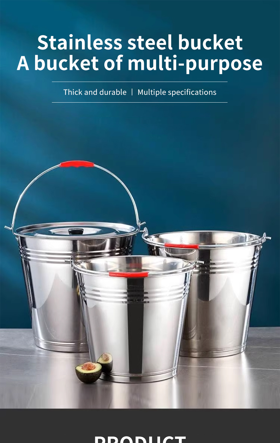CES 304 Stainless Steel Portable Large Capacity Household Thickened ...