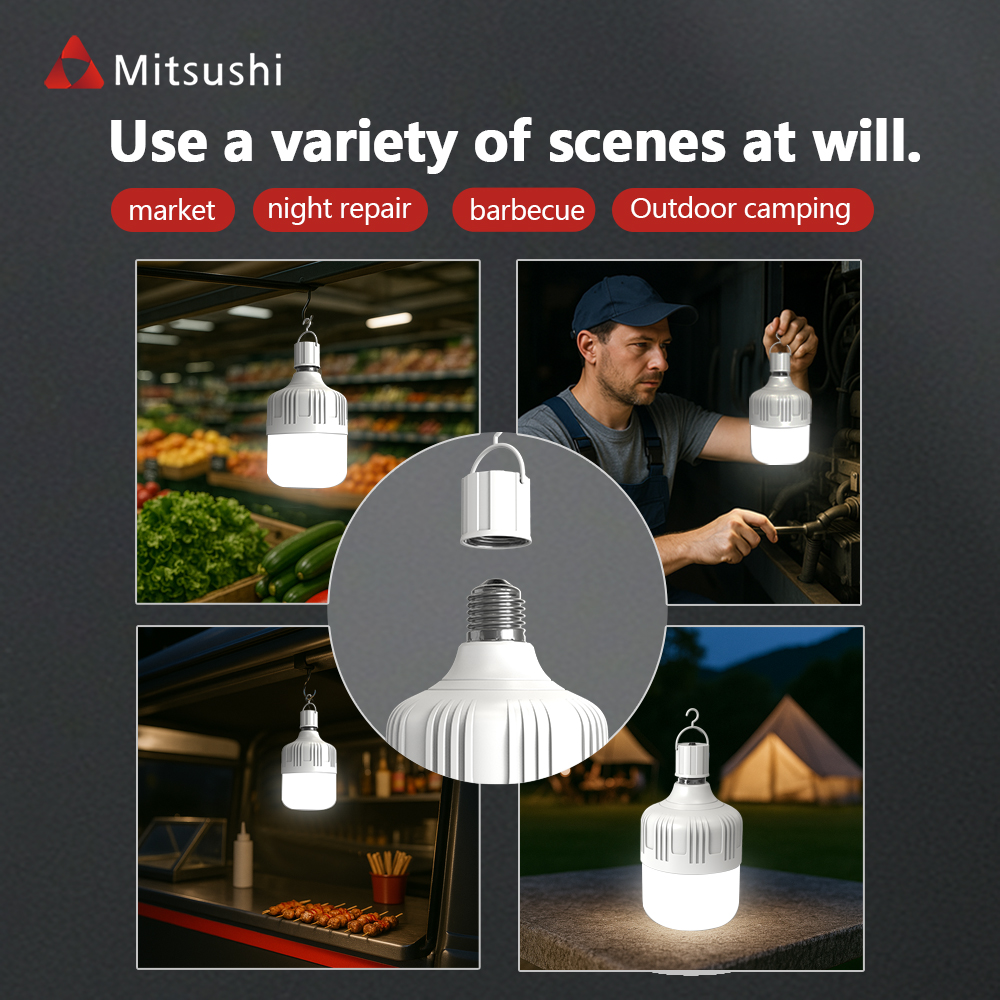 Mitsushi Emergency light Bulb 15W 20W 30W Portable Removable Bulb ...