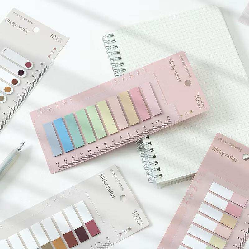 200Pcs Colorful Sticky Notes Index Tabs Memo Pad Label Sticker Bookmark ...