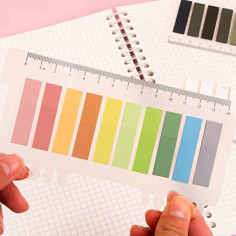 200Pcs Colorful Sticky Notes Index Tabs Memo Pad Label Sticker Bookmark ...