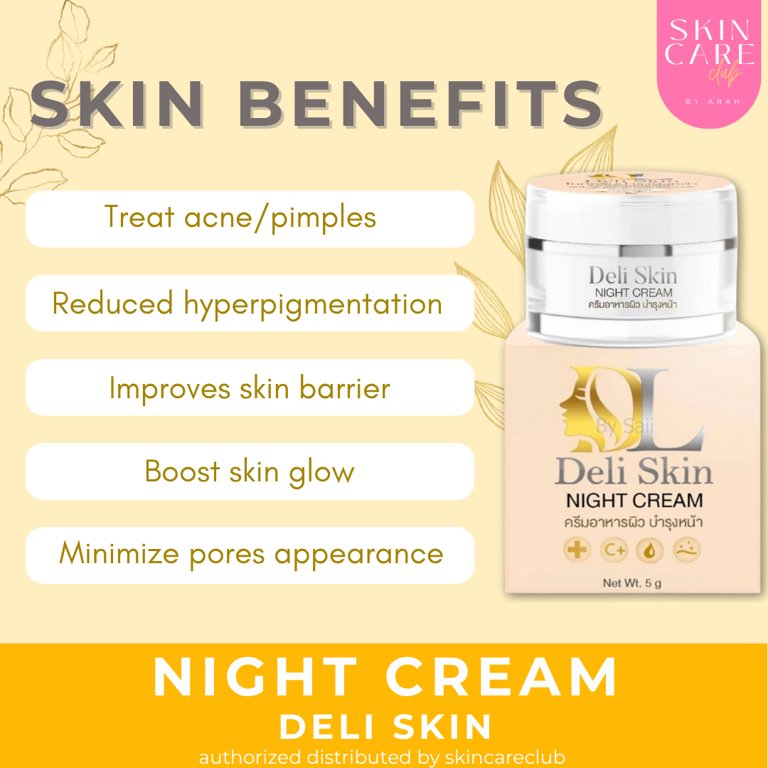 Deli Cream Day and Night Cream | Set of 2 | Treatment for Acne, Melasma ...