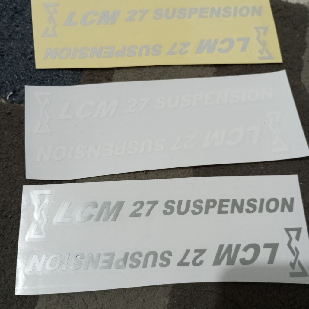 LCM suspension sticker decal 3 color option | Shopee Philippines