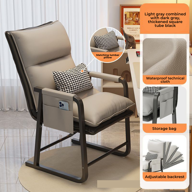 Lazy sofa chair Foldable reclining chair with pedal Home living room  furniture Home office chair