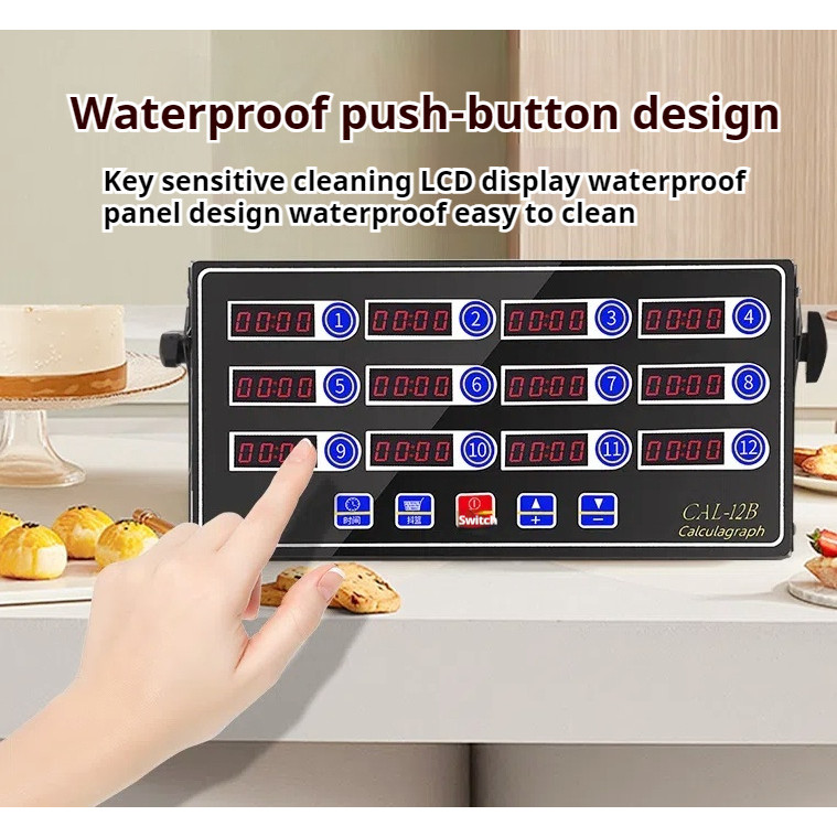 Commercial 12/16 channel timer,stainless steel 12 segment timer ...