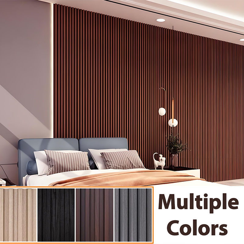 B1T3 WPC Fluted Wall Panel Waterproof Grille Design Eco Board TV ...