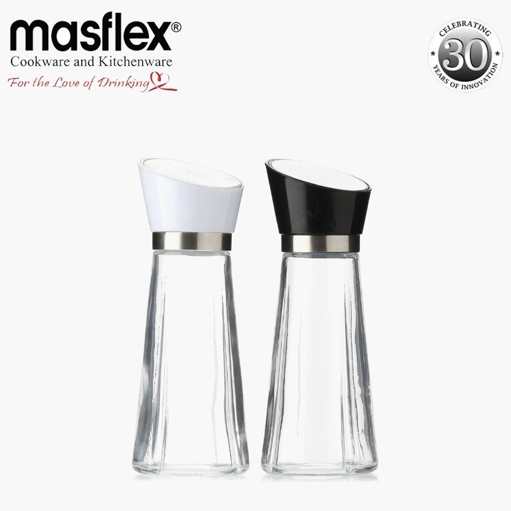 Balayko l Masflex 250 ml Capacity 2 Piece Oil & Vinegar Glass ...