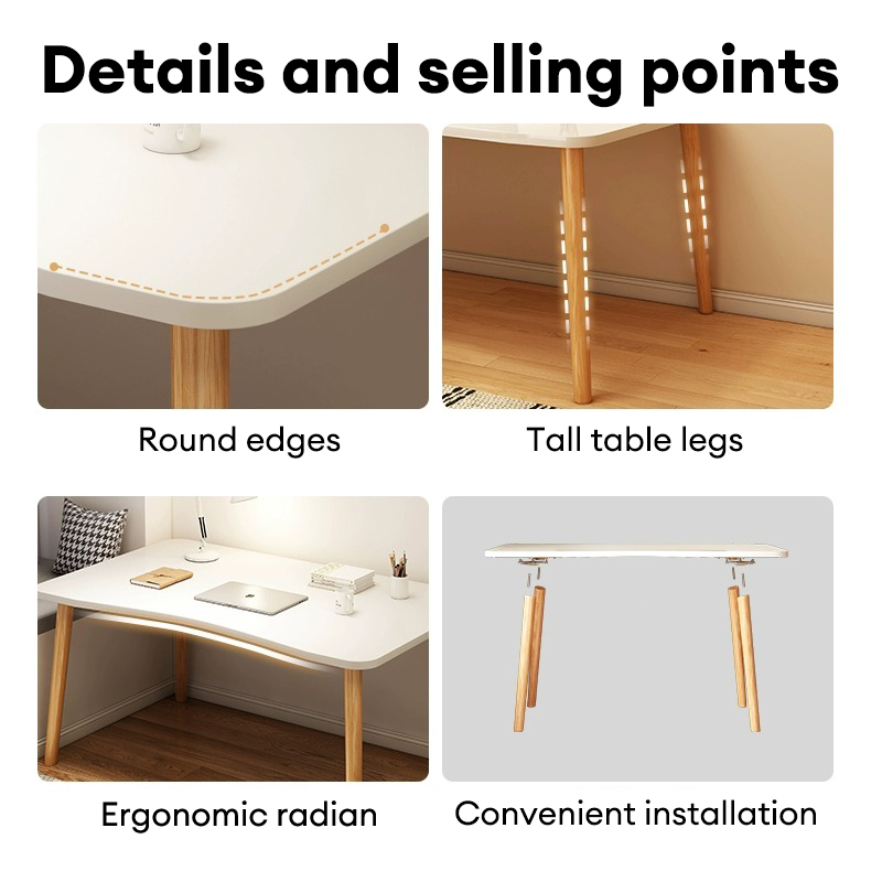 Simple Study Table Study Desk Home Bedroom Office Table Writing Desktop ...
