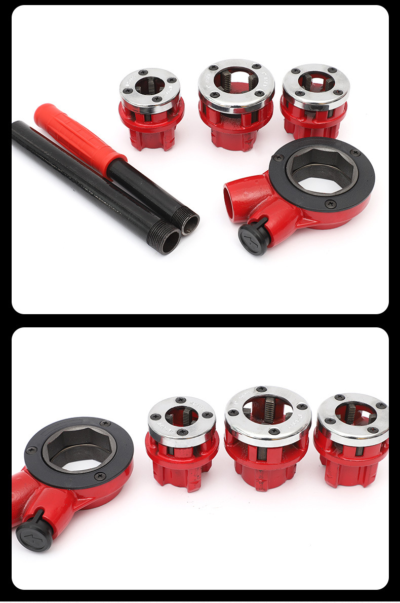 Connect pipelines Ratchet Pipe Threader Kit,Ratcheting Pipe Threading ...