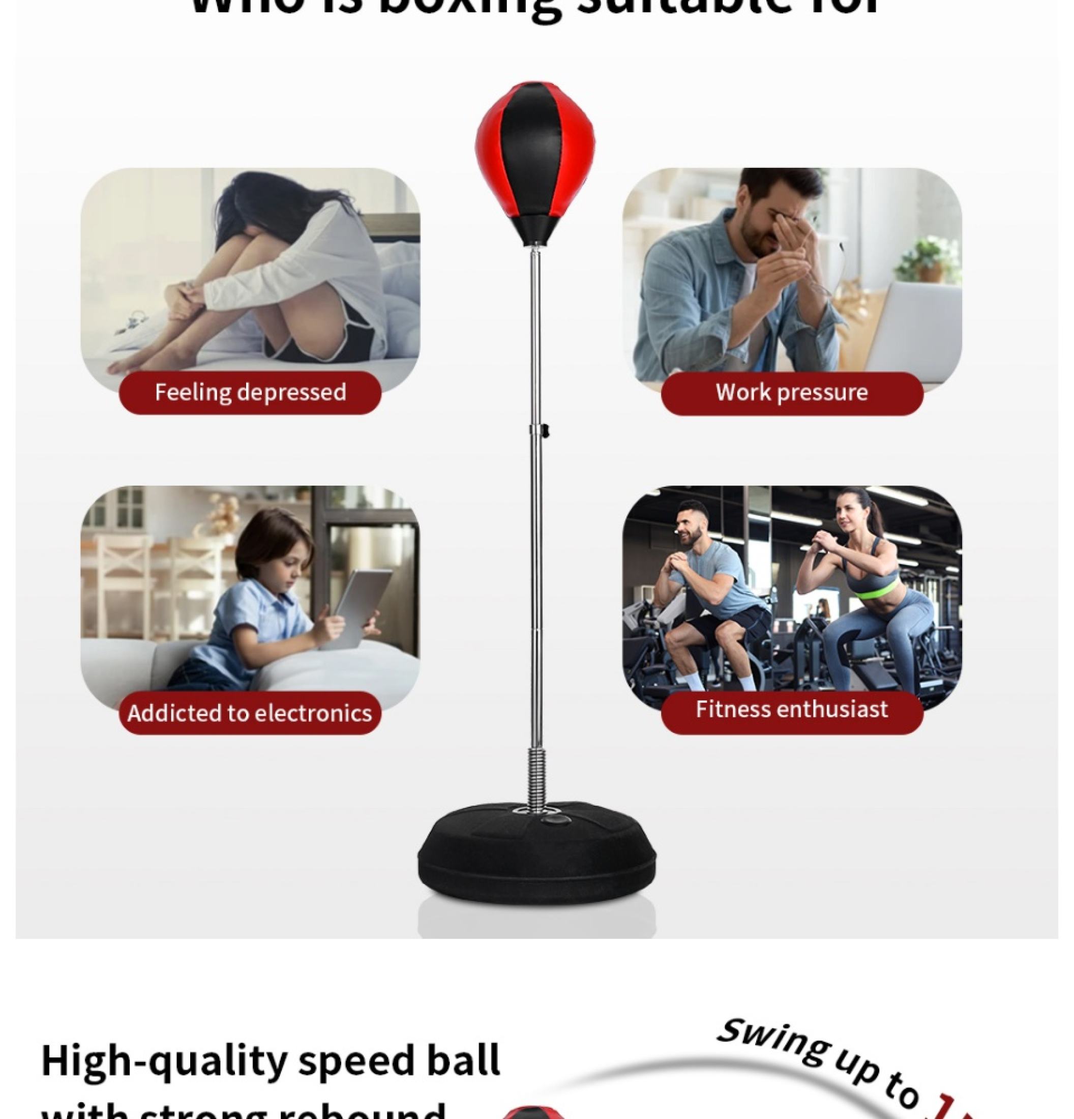 Boxing Ball Adult Boxing Stand Speed Ball Training Equipment Boxing ...