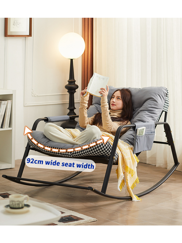 Double Rocking Chair For Adult Recliner Sofa Lazy Chair Home Reclining ...