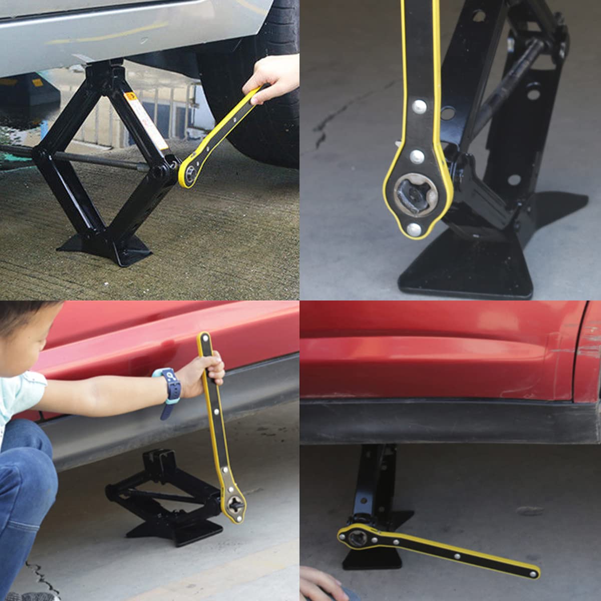 Jack Ratchet Wrench Auto Labor-Saving Car Jack Wrench for Scissor Jack ...