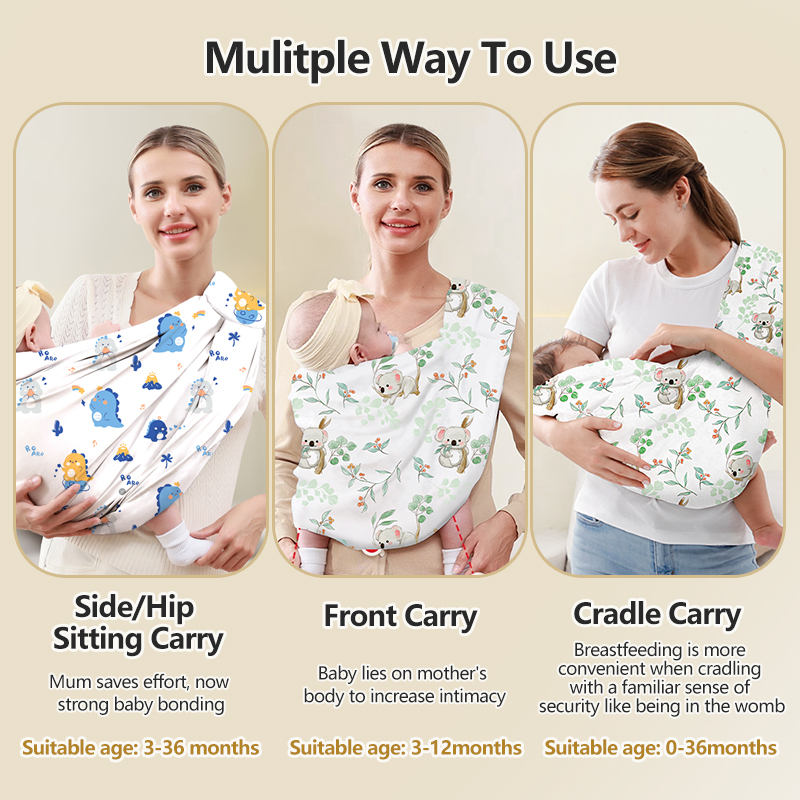Nursing Boba Wrap Cradle Hold Newborn Hold How To Put Moby Wrap On