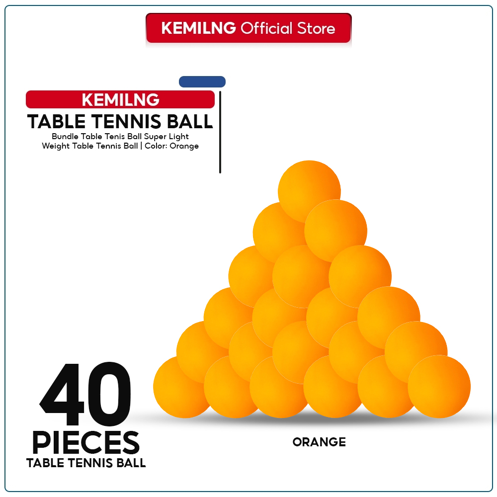 KEMILNG Table Tennis Ball Super Light Weight Table Tennis Ball Pack