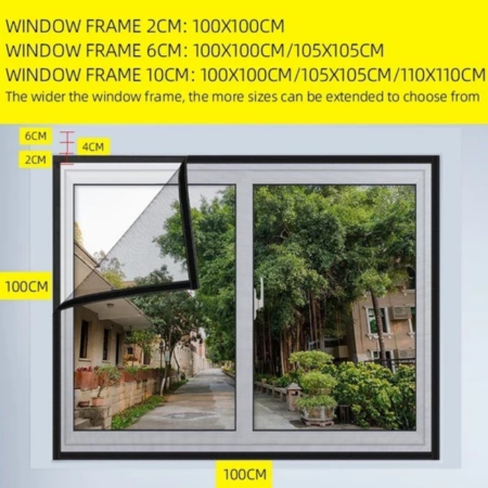 window net anti mosquito Cockroach Screens for door Insect Self ...