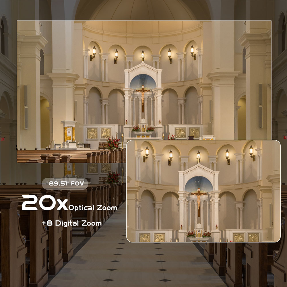 Tenveo UV20A 1080p PTZ Camera USB HDMI SDI RJ45 20X Optical Zoom Auto ...