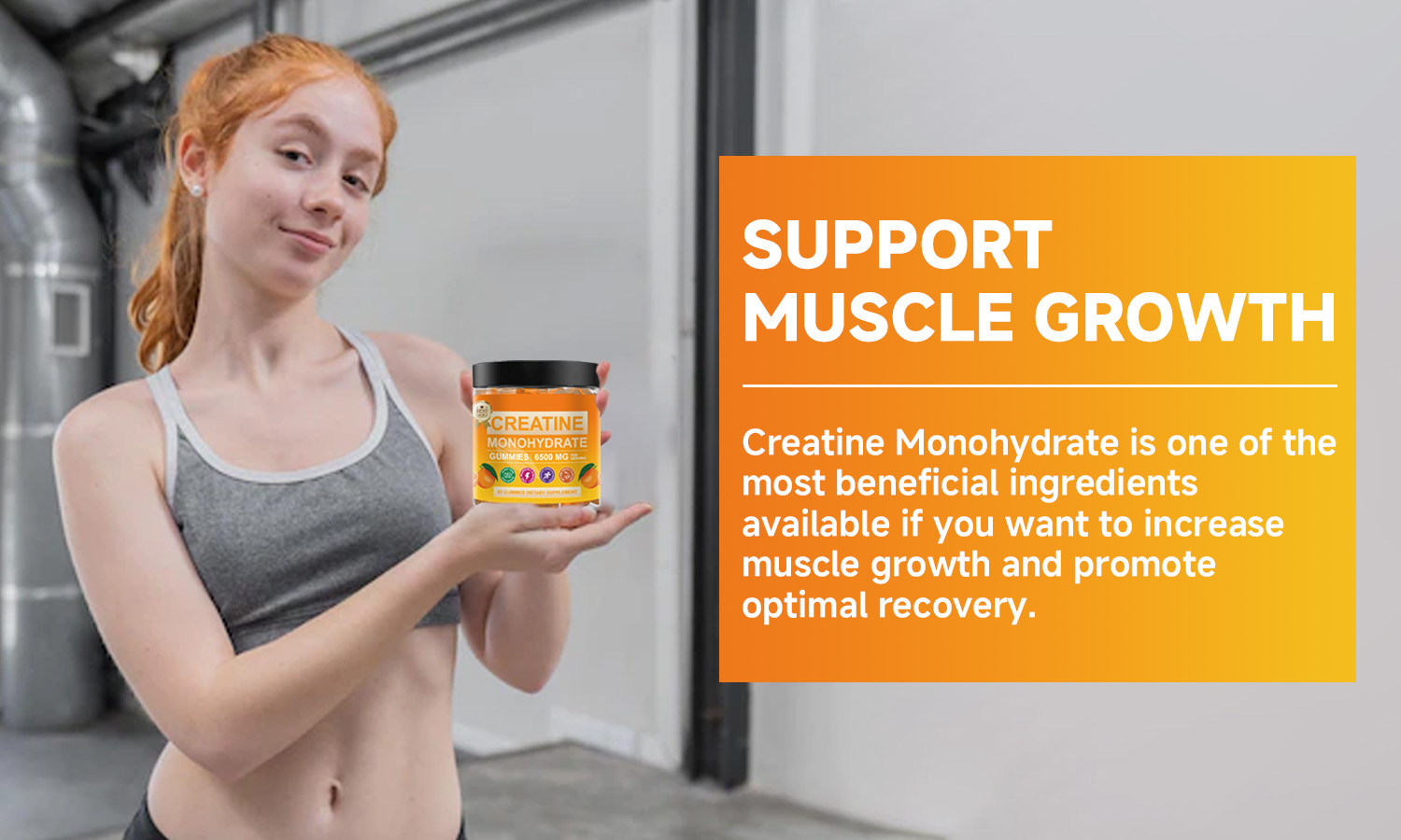 Omilay Pre Workout 6500MG Creatine Monohydrate Gummies Creatine ...