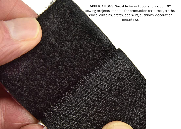 MAGIC TAPE NON Adhesive Hook and Loop Fastener MALE FEMALE FASTENER ...